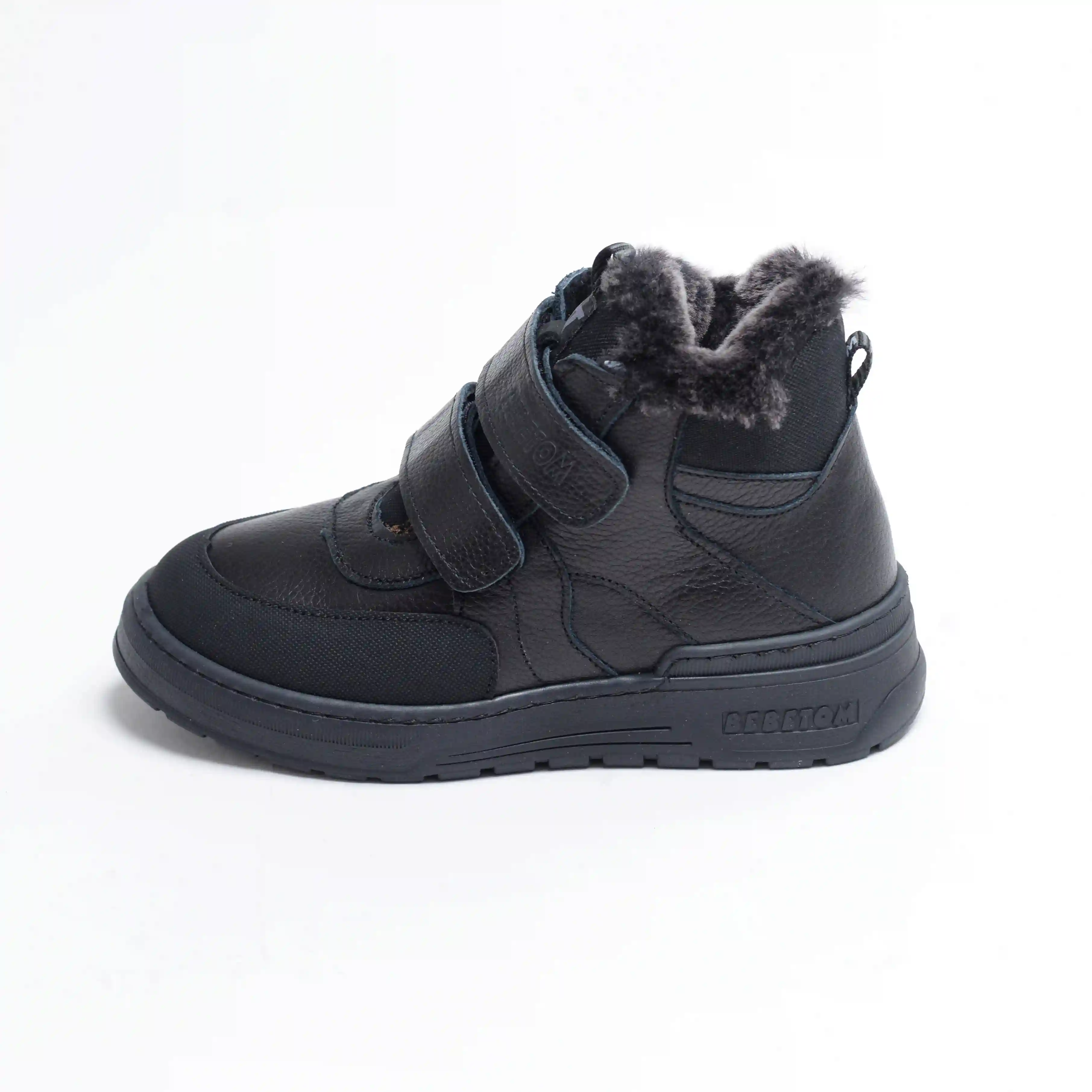 Зимові шкіряні черевики Bebetom на двох липучках (2318/665) - фото 1